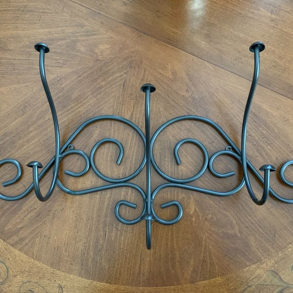 Metal Wall Coat Rack - Picture 2 of 8